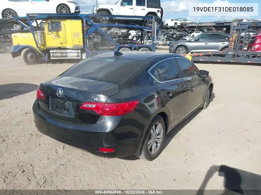 2013 Acura Ilx 2.0L VIN: 19VDE1F31DE018085 Lot: 40664506