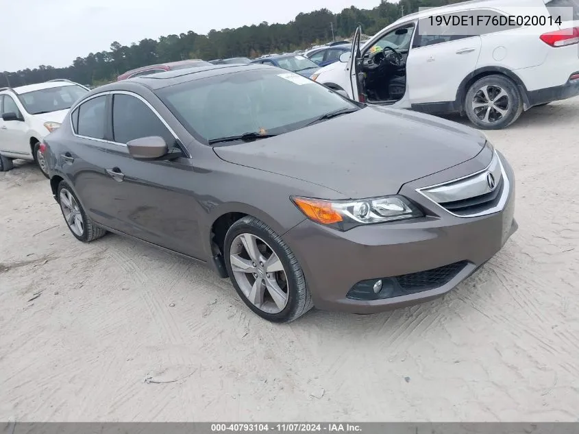 2013 Acura Ilx 2.0L VIN: 19VDE1F76DE020014 Lot: 40793104