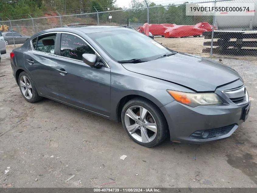 2013 Acura Ilx 2.0L VIN: 19VDE1F55DE000674 Lot: 40794739