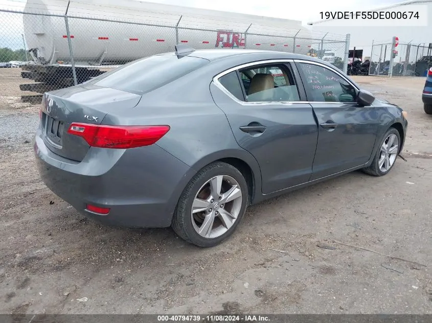 2013 Acura Ilx 2.0L VIN: 19VDE1F55DE000674 Lot: 40794739