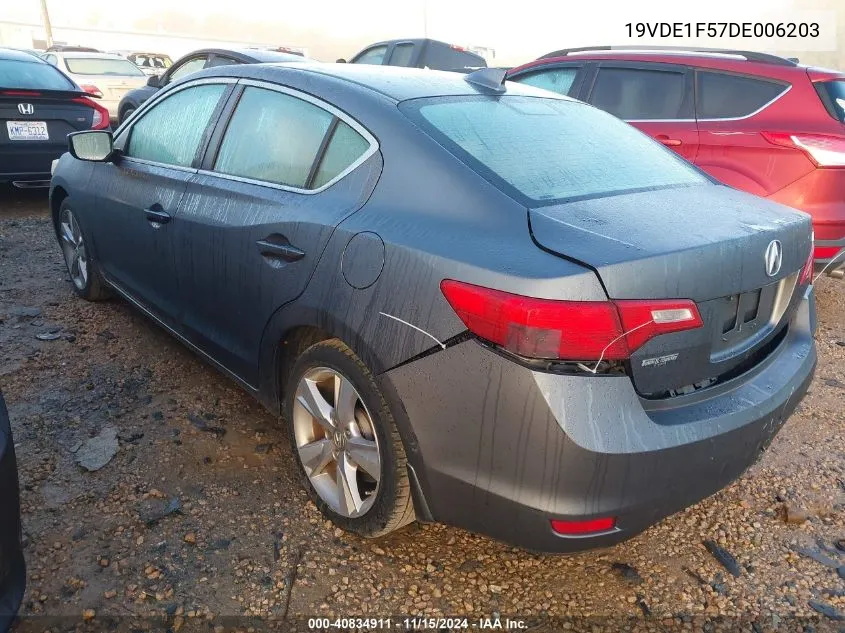 2013 Acura Ilx 2.0L VIN: 19VDE1F57DE006203 Lot: 40834911