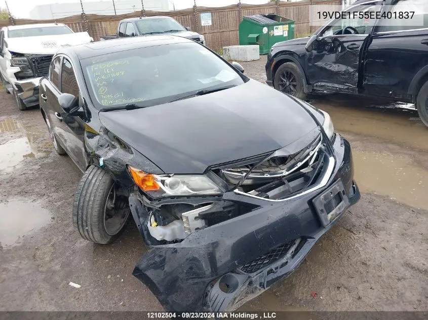 2014 Acura Ilx VIN: 19VDE1F55EE401837 Lot: 12102504