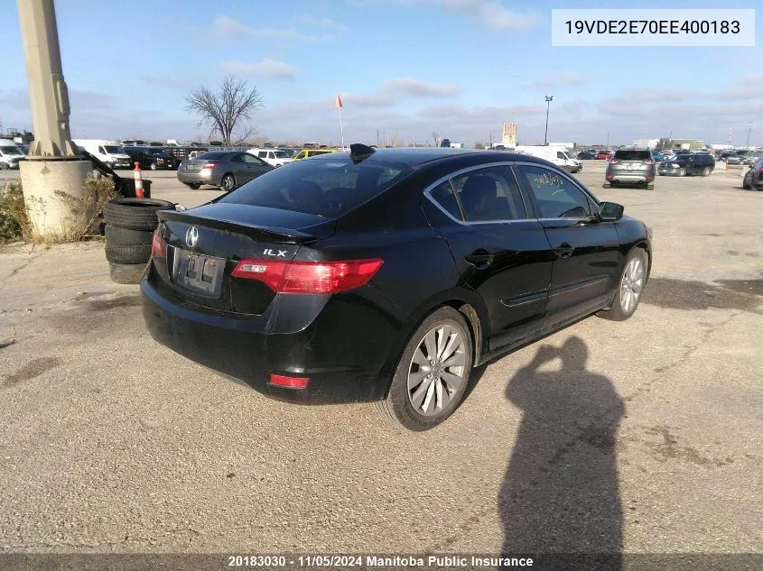 2014 Acura Ilx Dynamic VIN: 19VDE2E70EE400183 Lot: 20183030