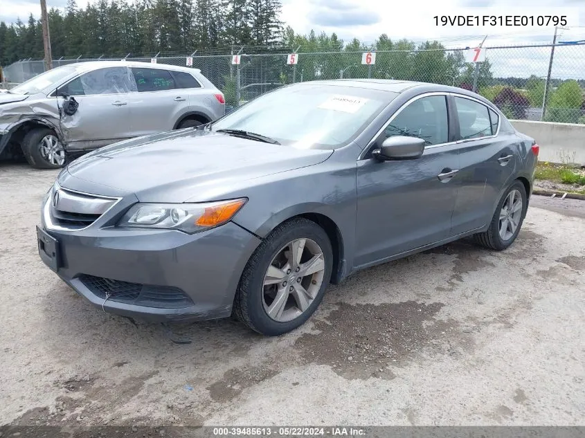 2014 Acura Ilx 2.0L VIN: 19VDE1F31EE010795 Lot: 39485613