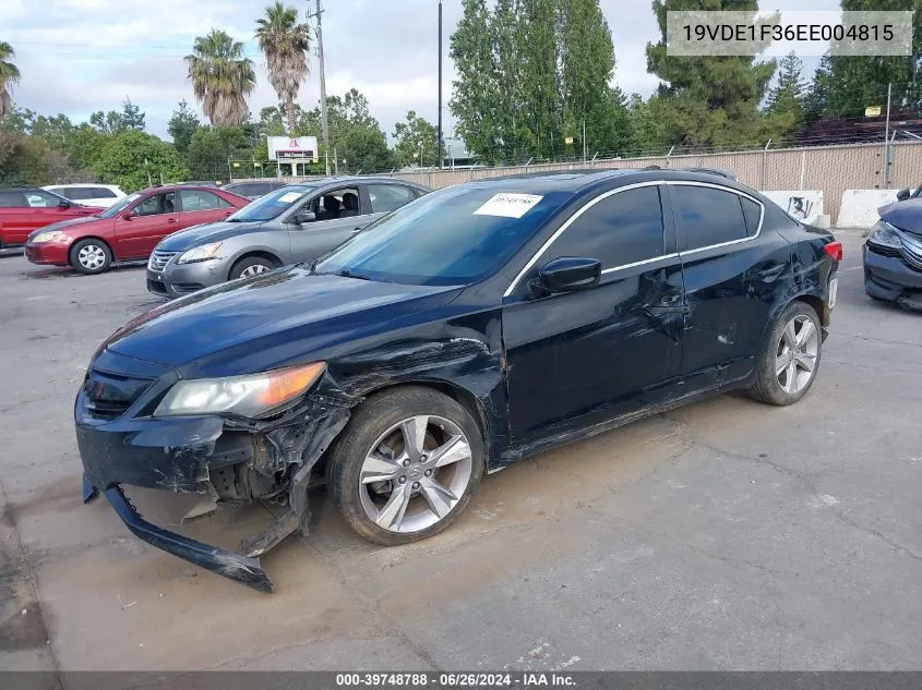 2014 Acura Ilx 2.0L VIN: 19VDE1F36EE004815 Lot: 39748788