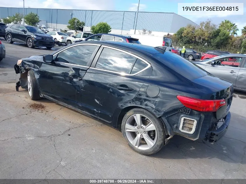 19VDE1F36EE004815 2014 Acura Ilx 2.0L