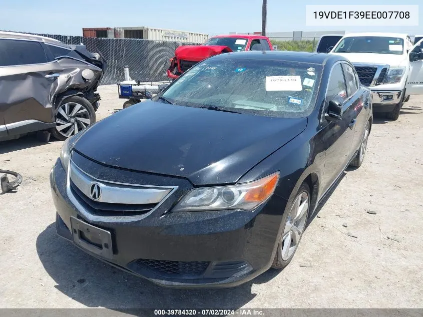 2014 Acura Ilx 2.0L VIN: 19VDE1F39EE007708 Lot: 39784320