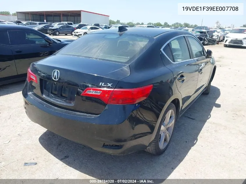 2014 Acura Ilx 2.0L VIN: 19VDE1F39EE007708 Lot: 39784320