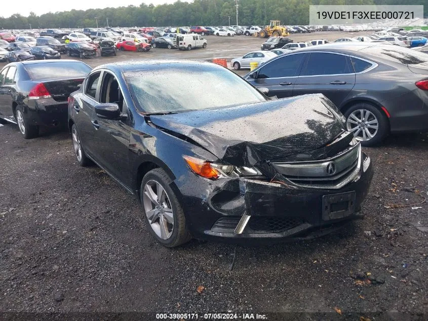 19VDE1F3XEE000721 2014 Acura Ilx 2.0L