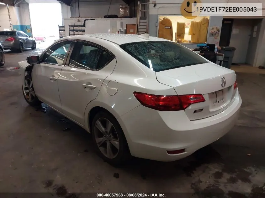 2014 Acura Ilx 2.0L VIN: 19VDE1F72EE005043 Lot: 40057968