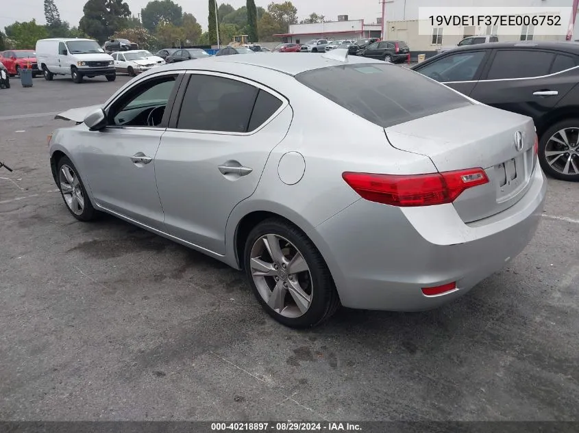 2014 Acura Ilx 2.0L VIN: 19VDE1F37EE006752 Lot: 40218897