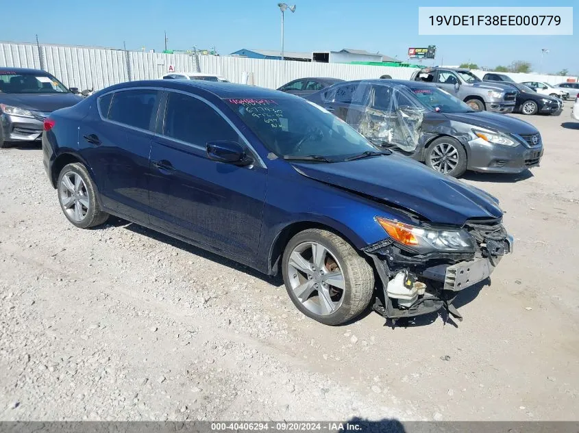 2014 Acura Ilx 2.0L VIN: 19VDE1F38EE000779 Lot: 40406294