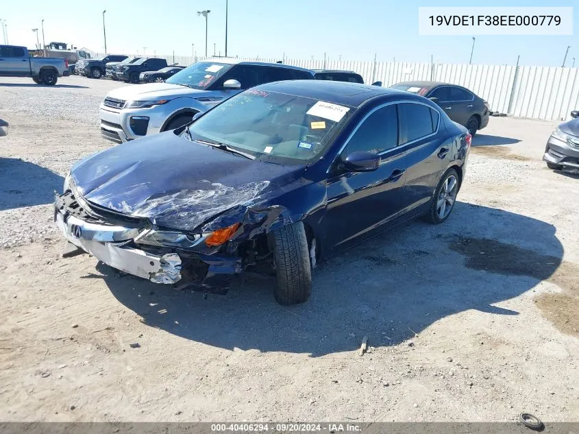 2014 Acura Ilx 2.0L VIN: 19VDE1F38EE000779 Lot: 40406294