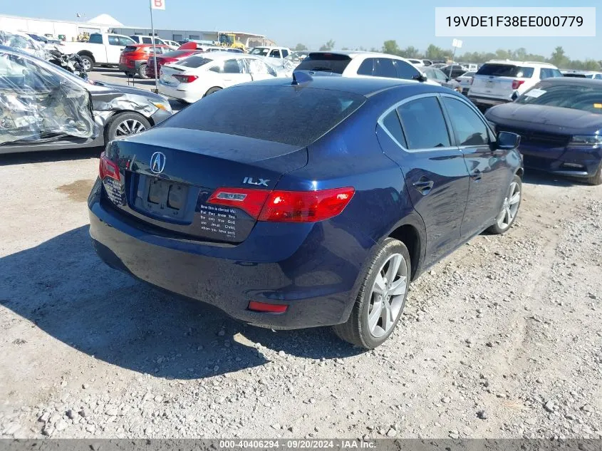 2014 Acura Ilx 2.0L VIN: 19VDE1F38EE000779 Lot: 40406294