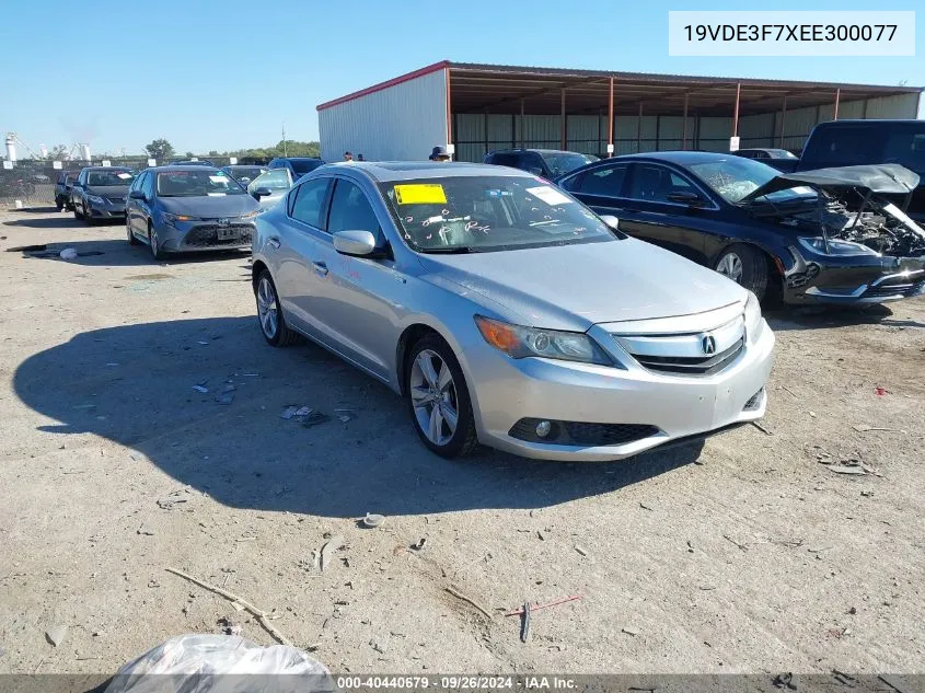 2014 Acura Ilx Hybrid Tech VIN: 19VDE3F7XEE300077 Lot: 40440679