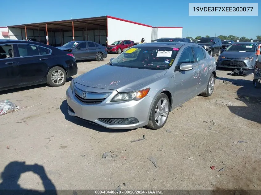 2014 Acura Ilx Hybrid Tech VIN: 19VDE3F7XEE300077 Lot: 40440679