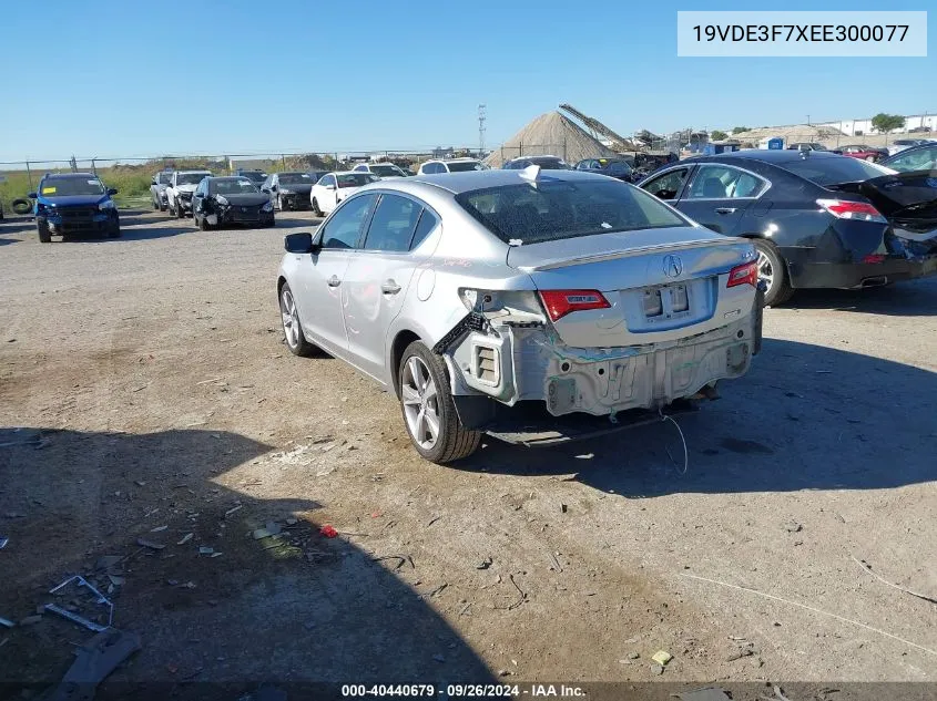 2014 Acura Ilx Hybrid Tech VIN: 19VDE3F7XEE300077 Lot: 40440679