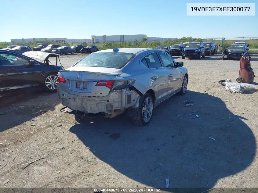 2014 Acura Ilx Hybrid Tech VIN: 19VDE3F7XEE300077 Lot: 40440679