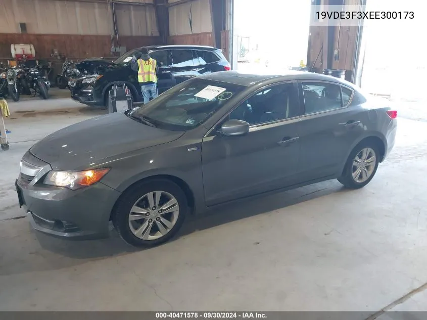 2014 Acura Ilx Hybrid 1.5L VIN: 19VDE3F3XEE300173 Lot: 40471578