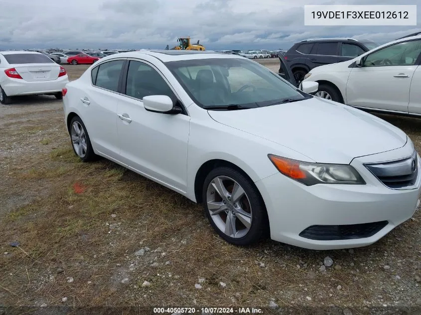 2014 Acura Ilx 20 VIN: 19VDE1F3XEE012612 Lot: 40505720