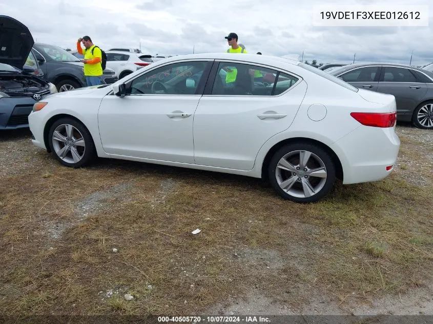 2014 Acura Ilx 20 VIN: 19VDE1F3XEE012612 Lot: 40505720