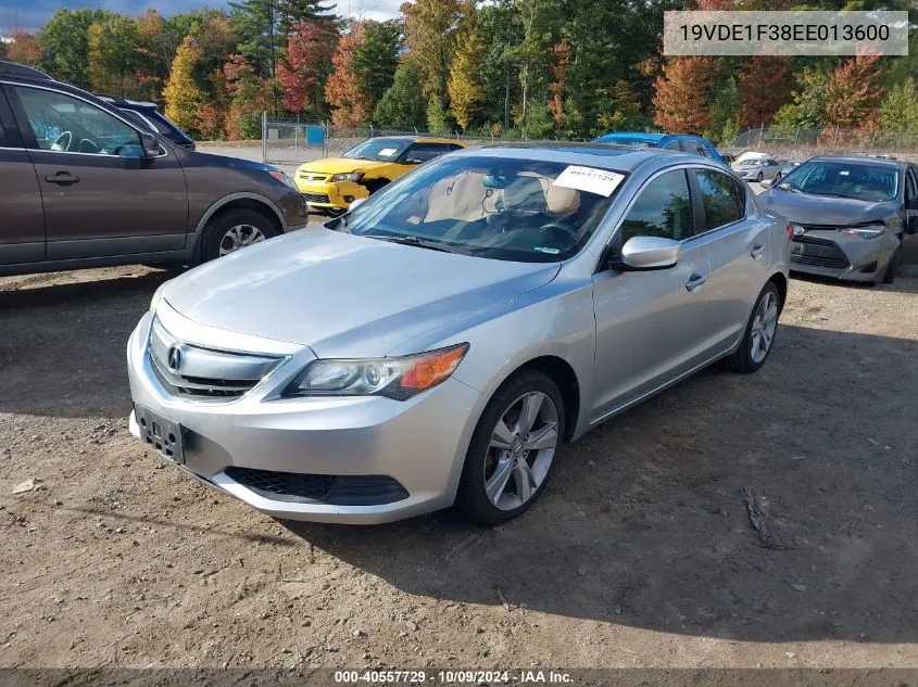 2014 Acura Ilx 2.0L VIN: 19VDE1F38EE013600 Lot: 40557729