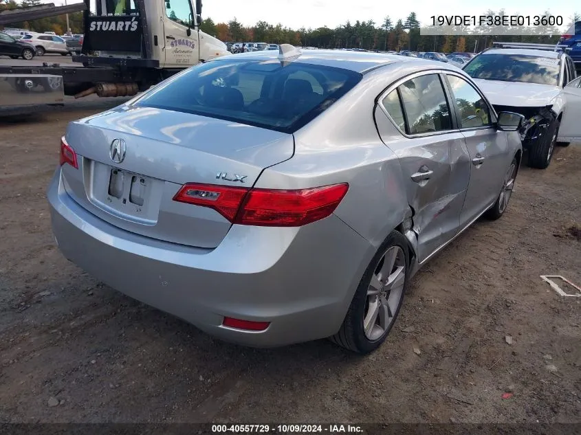 2014 Acura Ilx 2.0L VIN: 19VDE1F38EE013600 Lot: 40557729