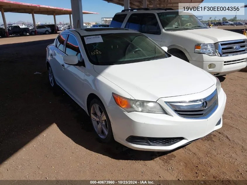 2014 Acura Ilx 2.0L VIN: 19VDE1F30EE004356 Lot: 40673960