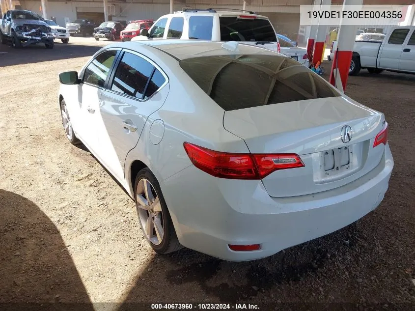 2014 Acura Ilx 2.0L VIN: 19VDE1F30EE004356 Lot: 40673960