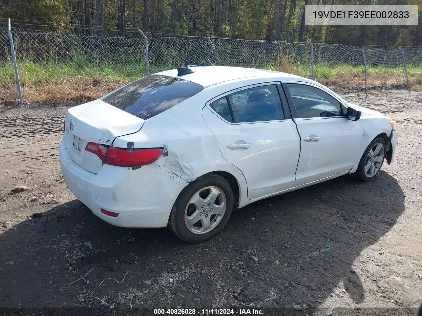 19VDE1F39EE002833 2014 Acura Ilx 2.0L