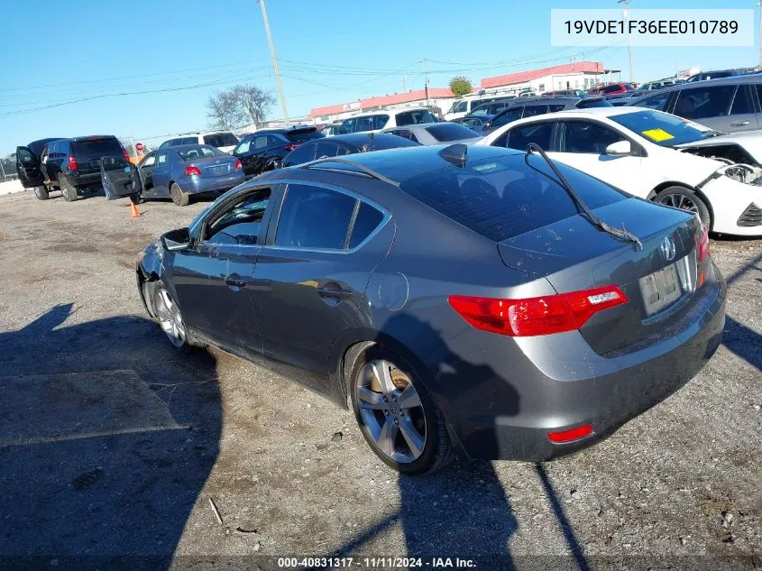 2014 Acura Ilx 2.0L VIN: 19VDE1F36EE010789 Lot: 40831317