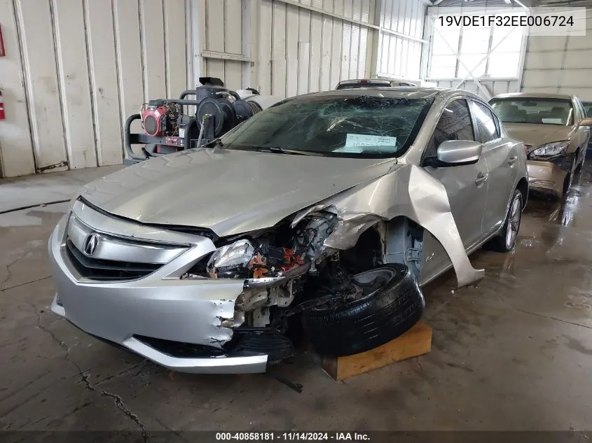 2014 Acura Ilx 2.0L VIN: 19VDE1F32EE006724 Lot: 40858181