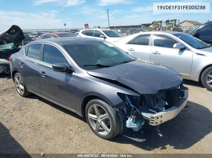 2015 Acura Ilx 2.0L VIN: 19VDE1F31FE005288 Lot: 40076722