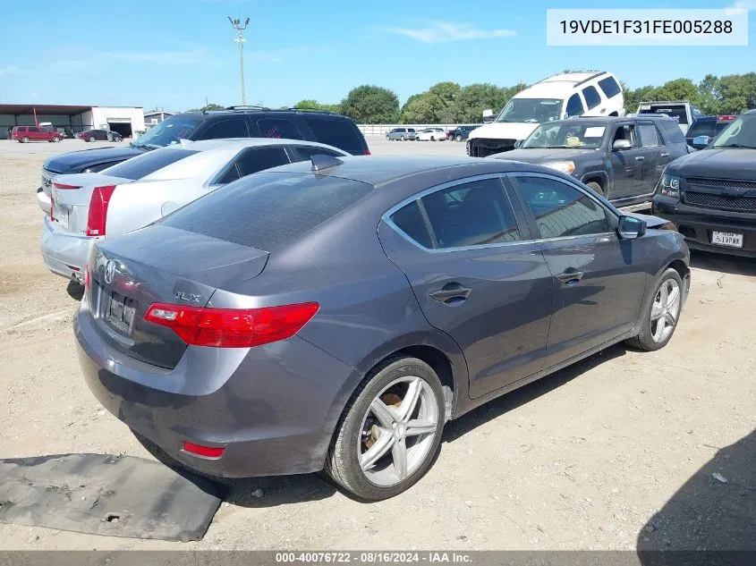 2015 Acura Ilx 2.0L VIN: 19VDE1F31FE005288 Lot: 40076722