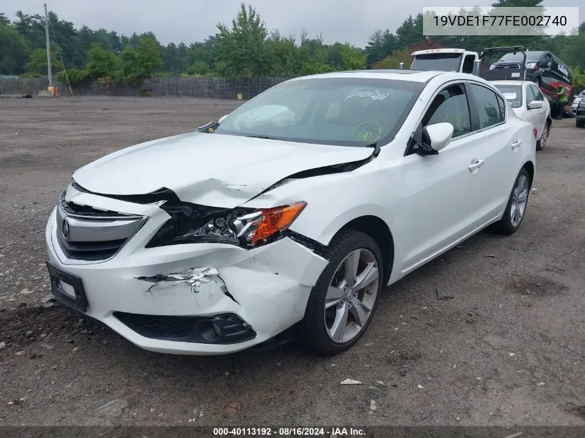 2015 Acura Ilx 2.0L VIN: 19VDE1F77FE002740 Lot: 40113192