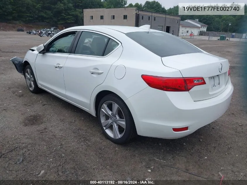 2015 Acura Ilx 2.0L VIN: 19VDE1F77FE002740 Lot: 40113192