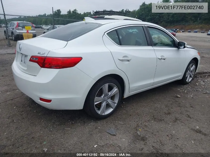 2015 Acura Ilx 2.0L VIN: 19VDE1F77FE002740 Lot: 40113192