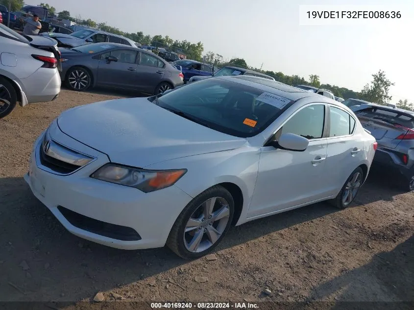 2015 Acura Ilx 2.0L VIN: 19VDE1F32FE008636 Lot: 40169240