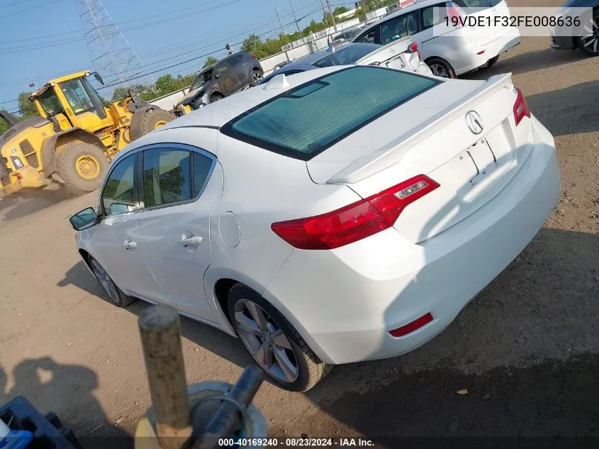 2015 Acura Ilx 2.0L VIN: 19VDE1F32FE008636 Lot: 40169240