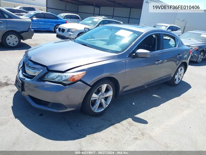 2015 Acura Ilx 2.0L VIN: 19VDE1F36FE010406 Lot: 40219917