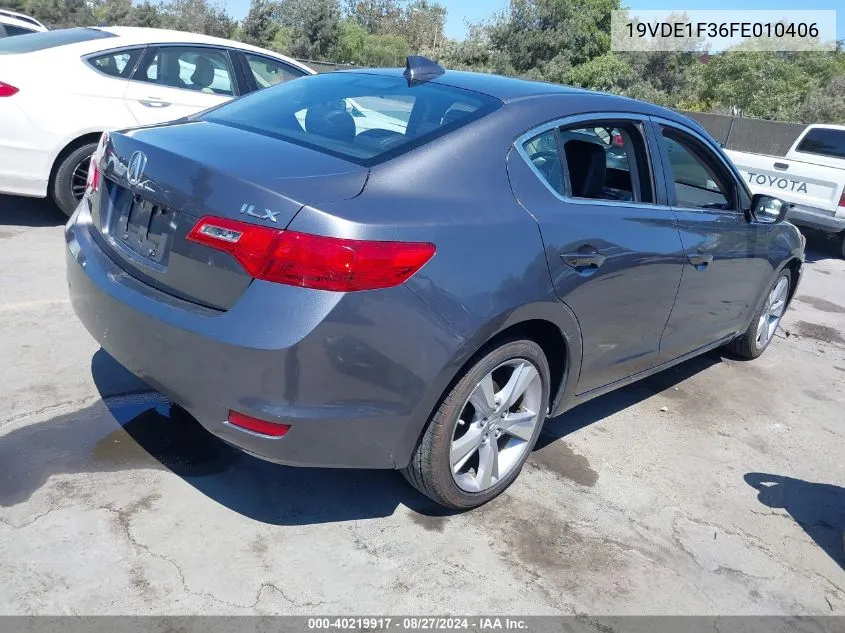 2015 Acura Ilx 2.0L VIN: 19VDE1F36FE010406 Lot: 40219917