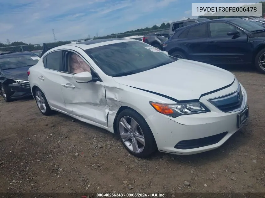 2015 Acura Ilx 2.0L VIN: 19VDE1F30FE006478 Lot: 40256348