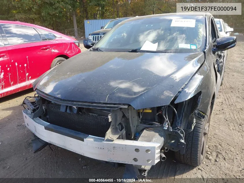 2015 Acura Ilx 2.0L VIN: 19VDE1F37FE000094 Lot: 40564455