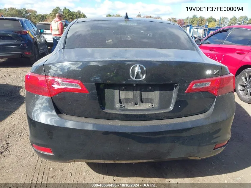 2015 Acura Ilx 2.0L VIN: 19VDE1F37FE000094 Lot: 40564455