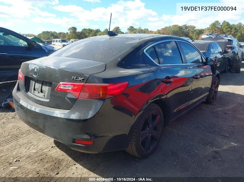 2015 Acura Ilx 2.0L VIN: 19VDE1F37FE000094 Lot: 40564455