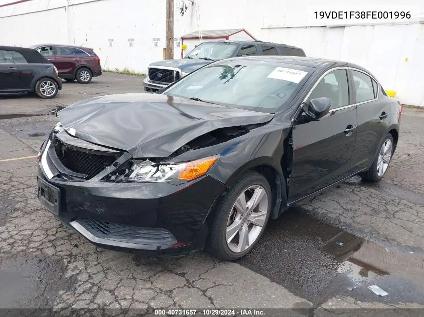 2015 Acura Ilx 2.0L VIN: 19VDE1F38FE001996 Lot: 40731657