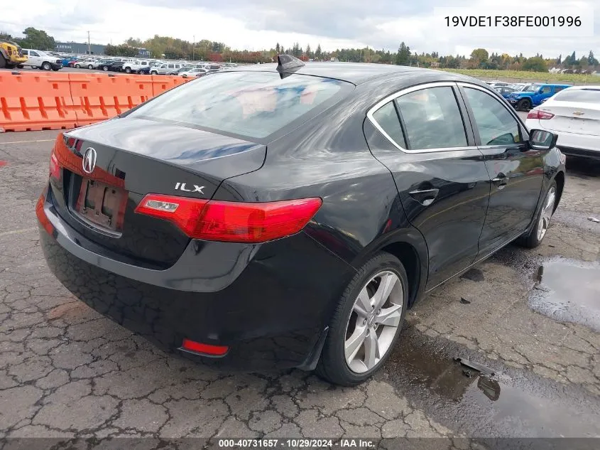 2015 Acura Ilx 2.0L VIN: 19VDE1F38FE001996 Lot: 40731657