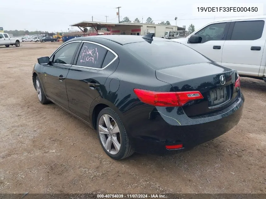 2015 Acura Ilx 2.0L VIN: 19VDE1F33FE000450 Lot: 40754039