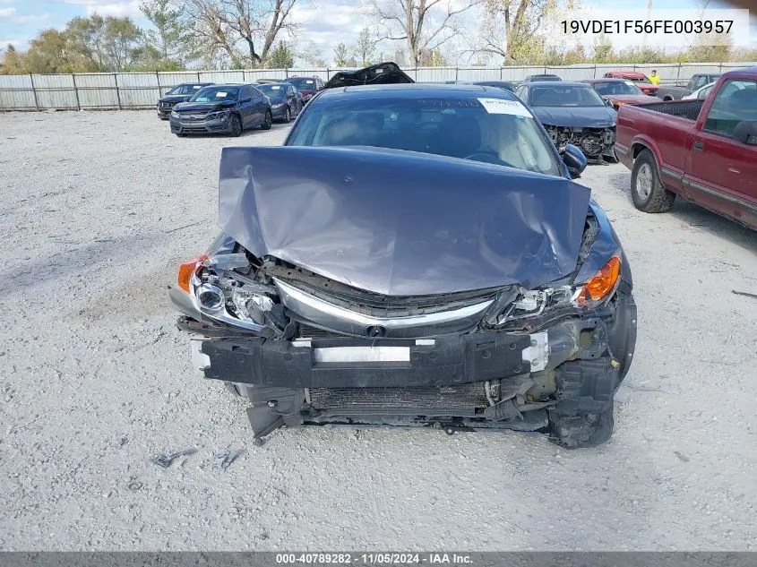 2015 Acura Ilx 2.0L VIN: 19VDE1F56FE003957 Lot: 40789282