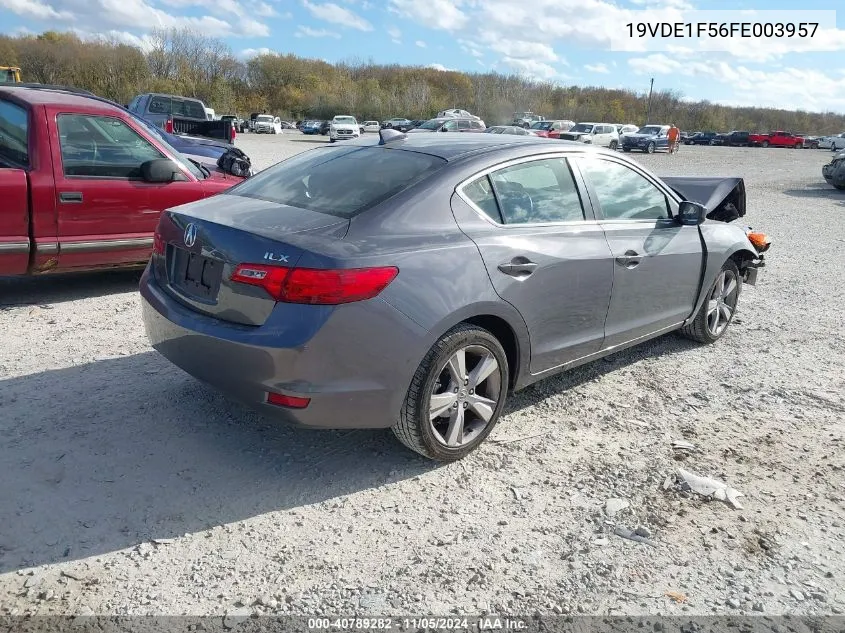 2015 Acura Ilx 2.0L VIN: 19VDE1F56FE003957 Lot: 40789282